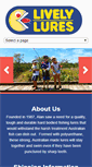 Mobile Screenshot of livelyluresonline.com.au